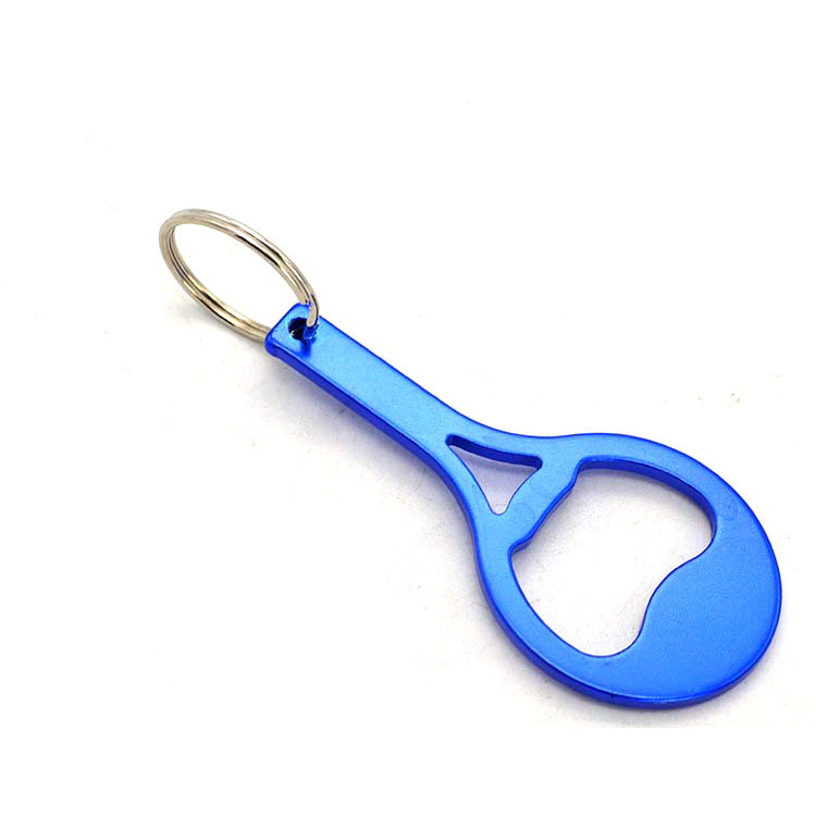 Tennis Racket Bottle Openner Metal Keychain 2
