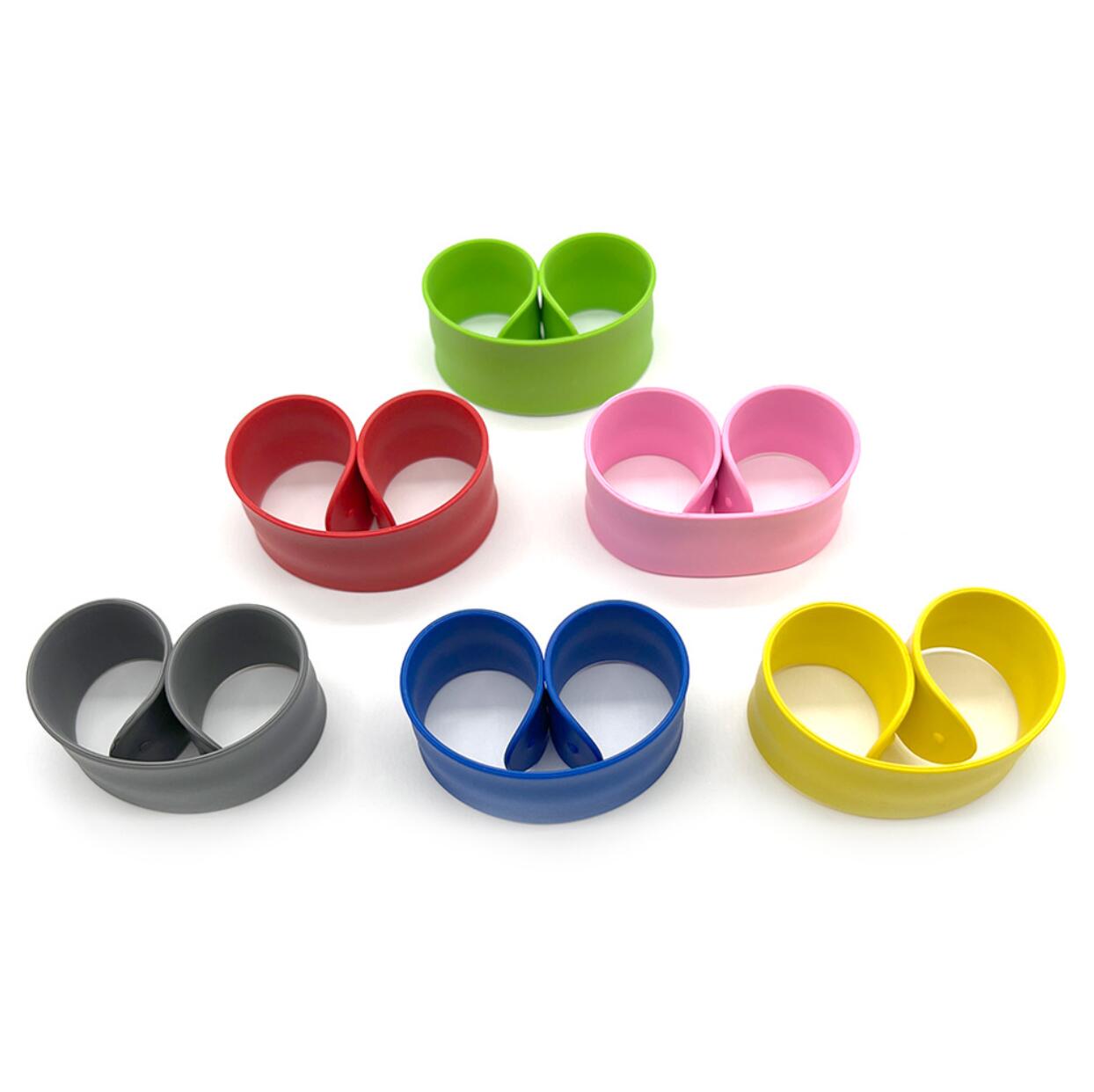 Custom Screen Print Silicone Clap Bracelet 3