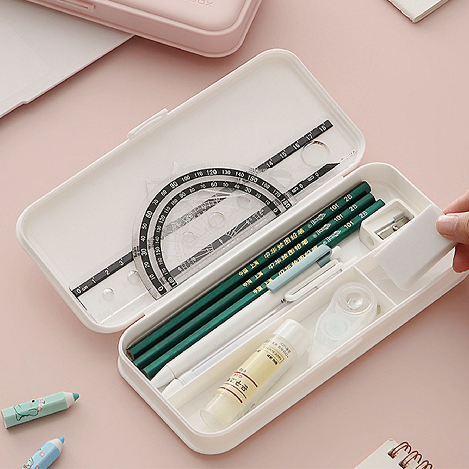 Portable Travel Tableware Storage Box Case / Pencil box 3