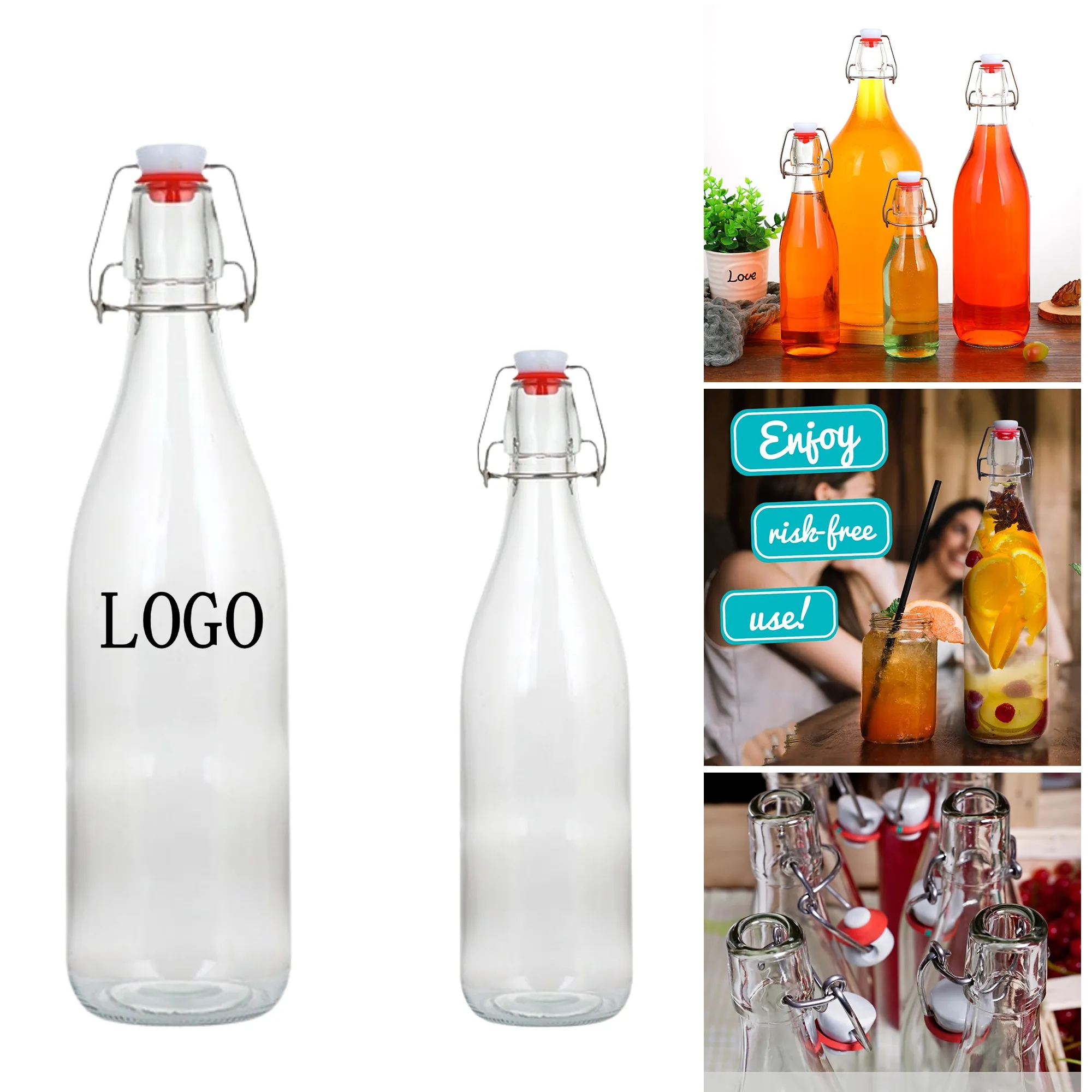 Heavy-Duty Transparent Beverage Bottle 1