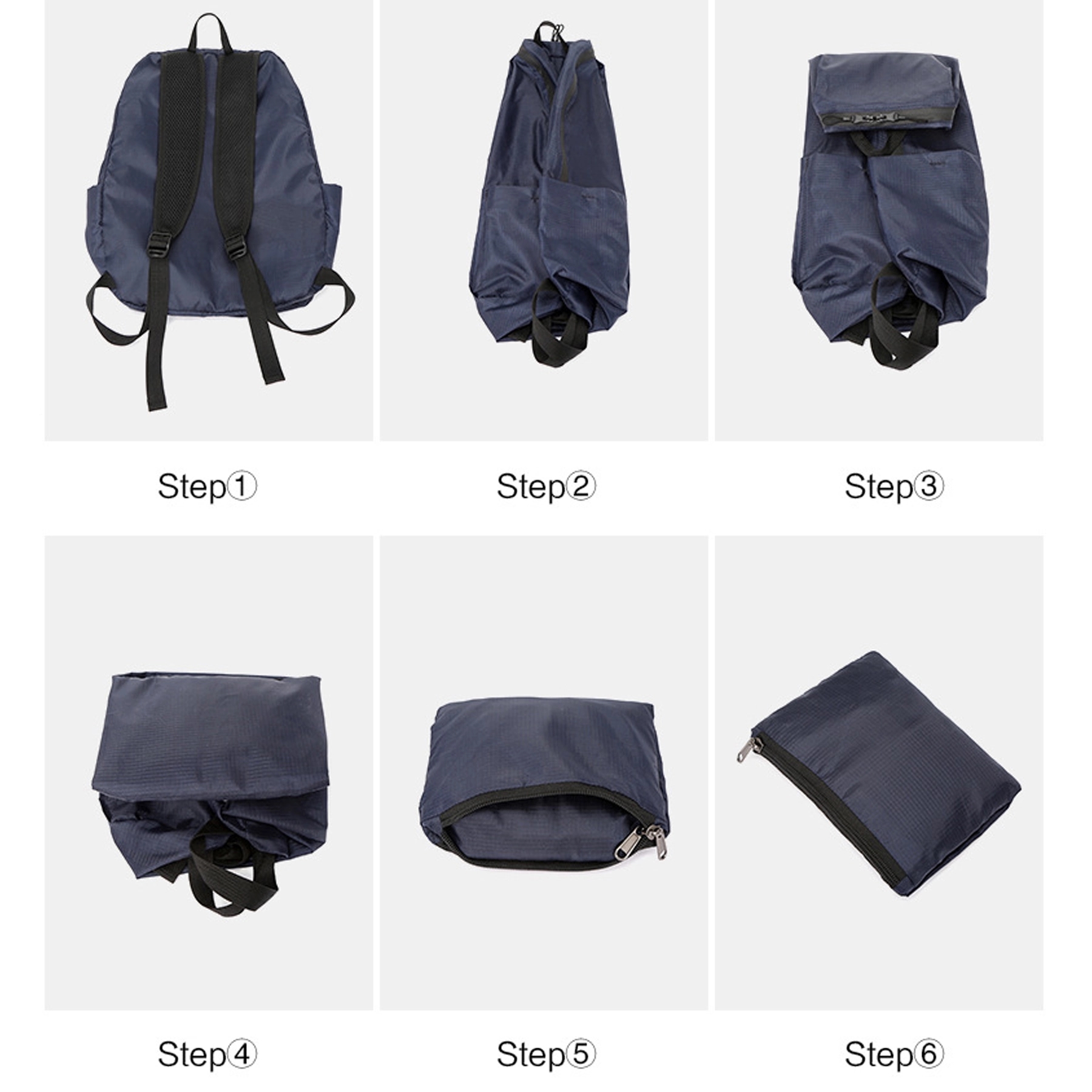 Lightweight Foldable Backpack Water Resistant Travel Hiking 9