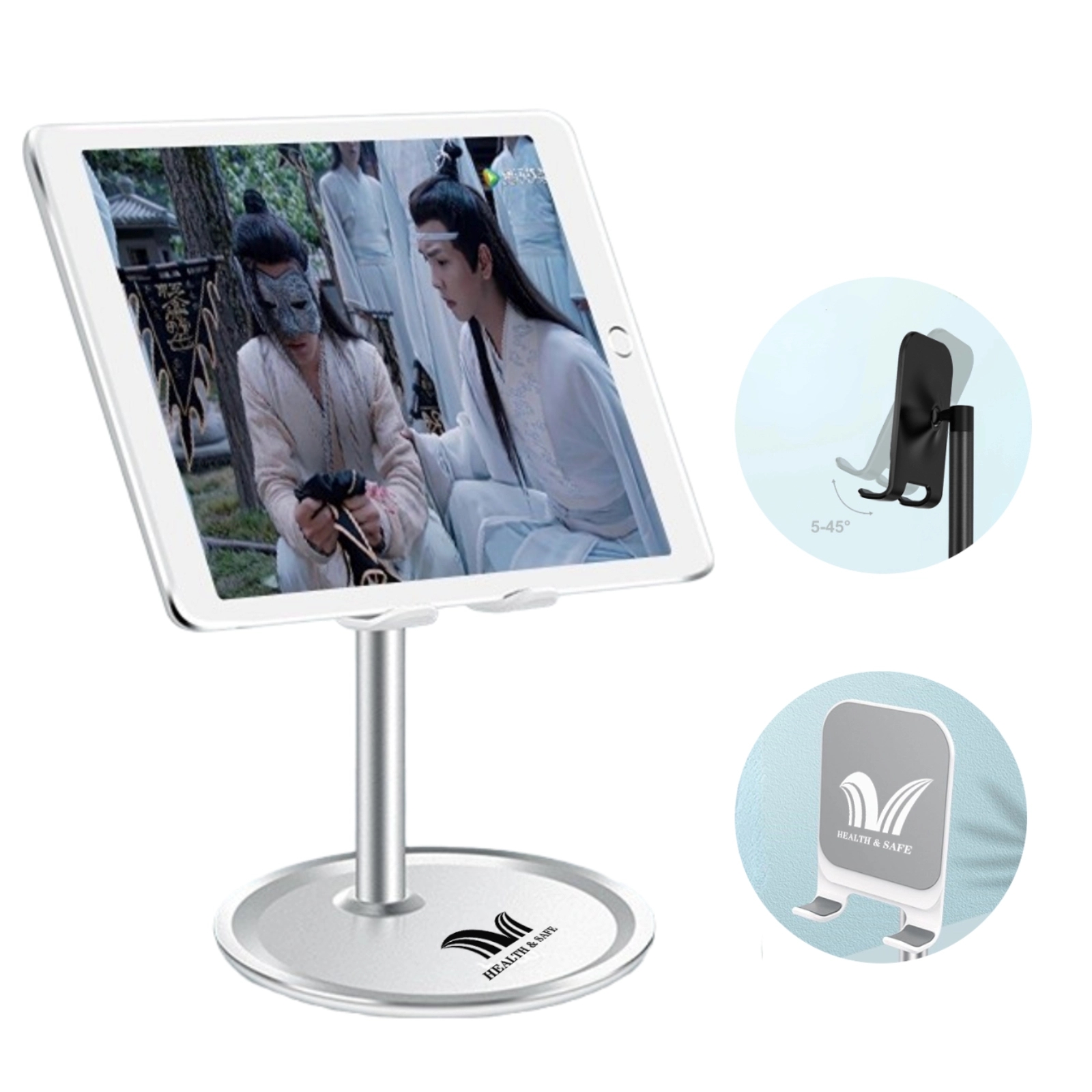 Adjustable Aluminum Desktop Phone Stand 10