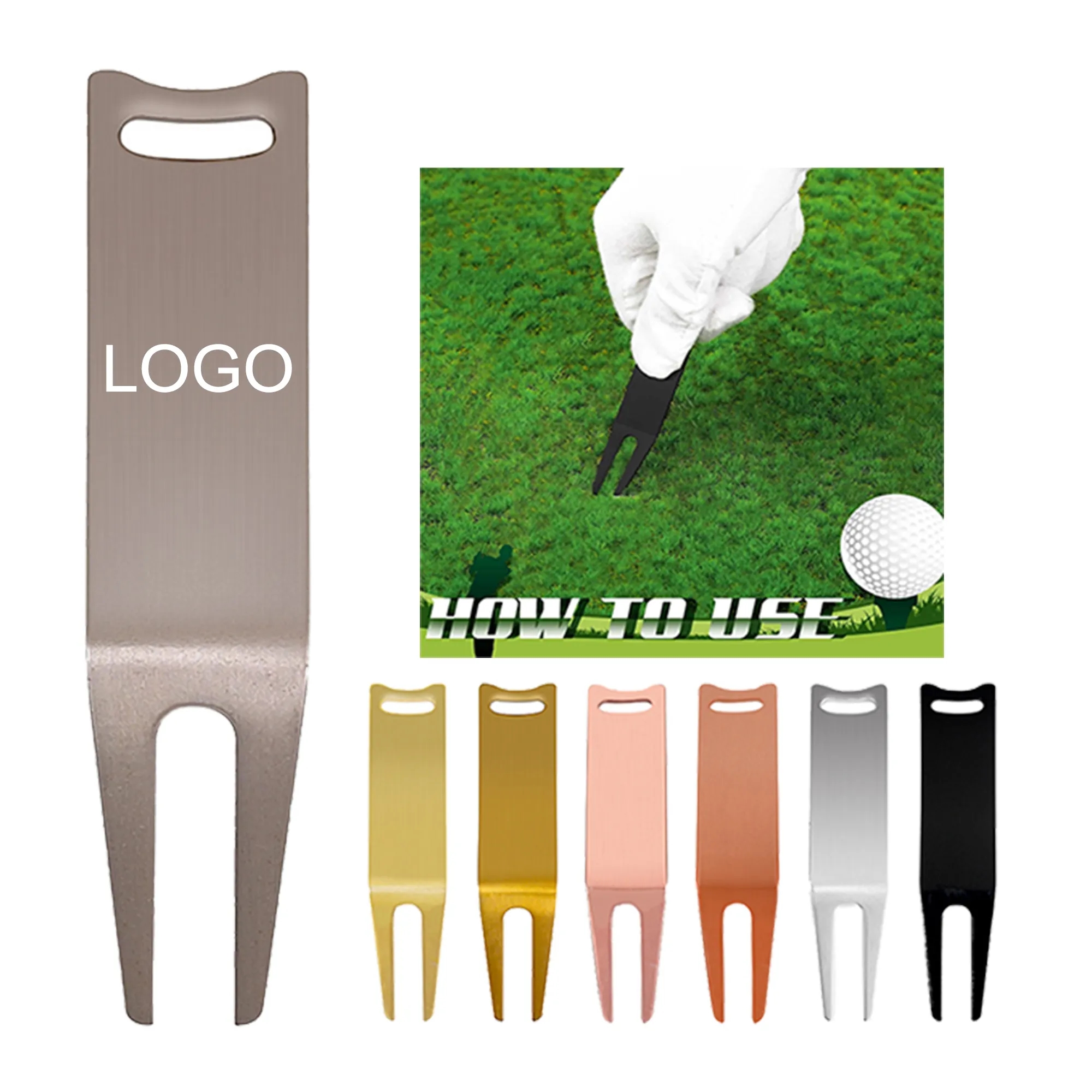 Custom Metal Golf Divot Tool 3