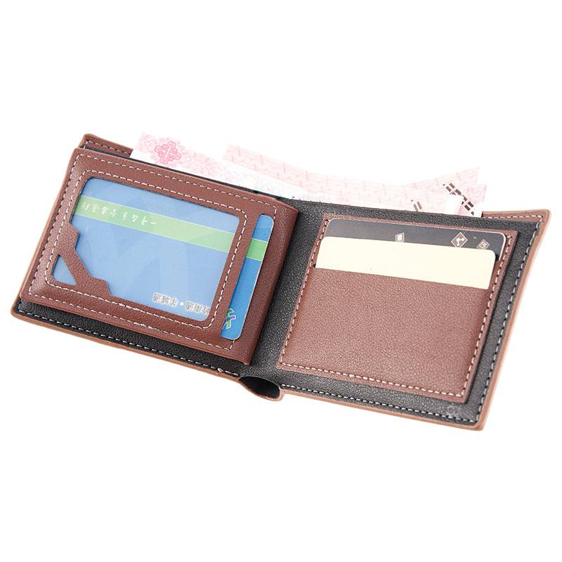 Men PU Leather Bifold Stylish Wallet 5