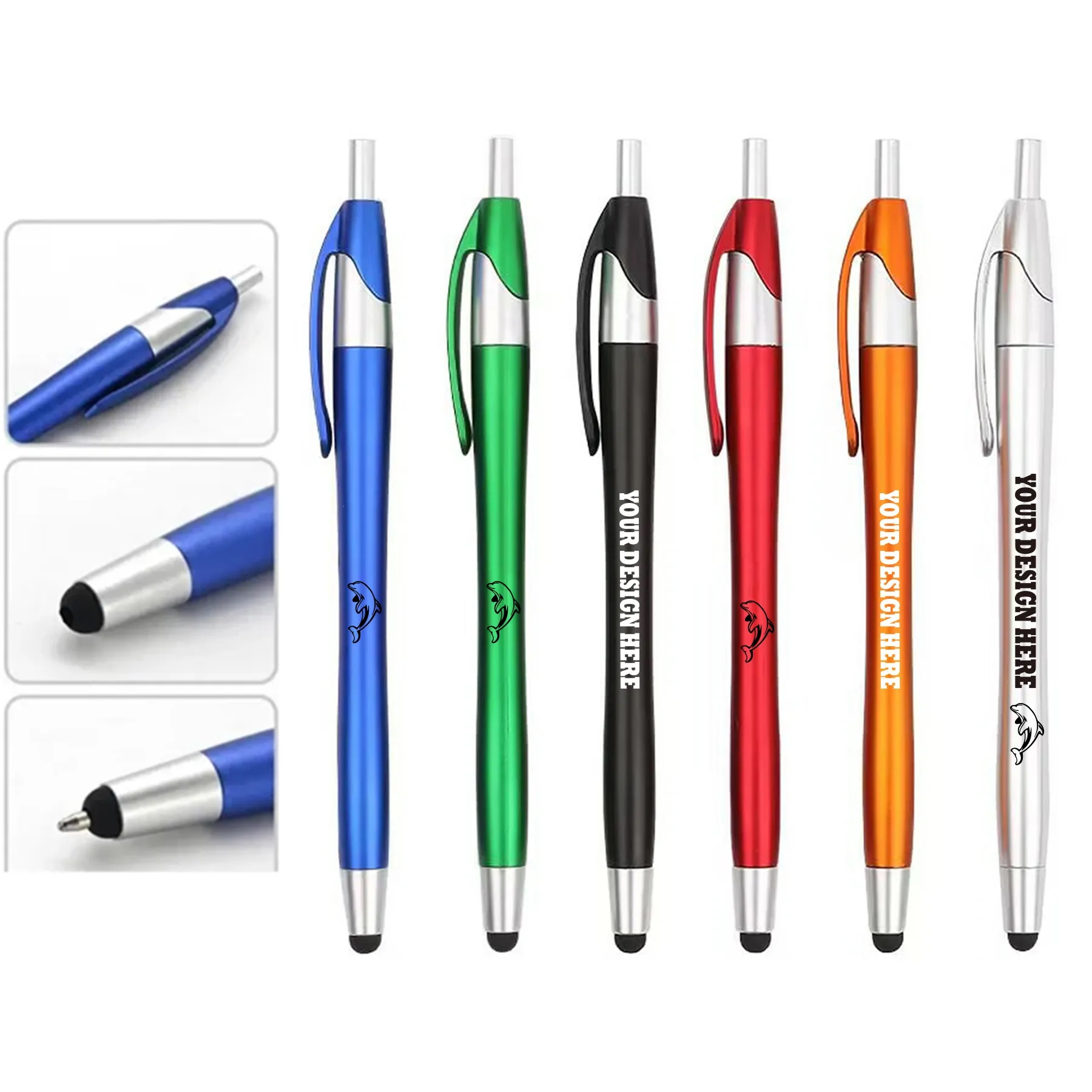 Touch Screen Plastic Stylus Ballpoint Pen 2
