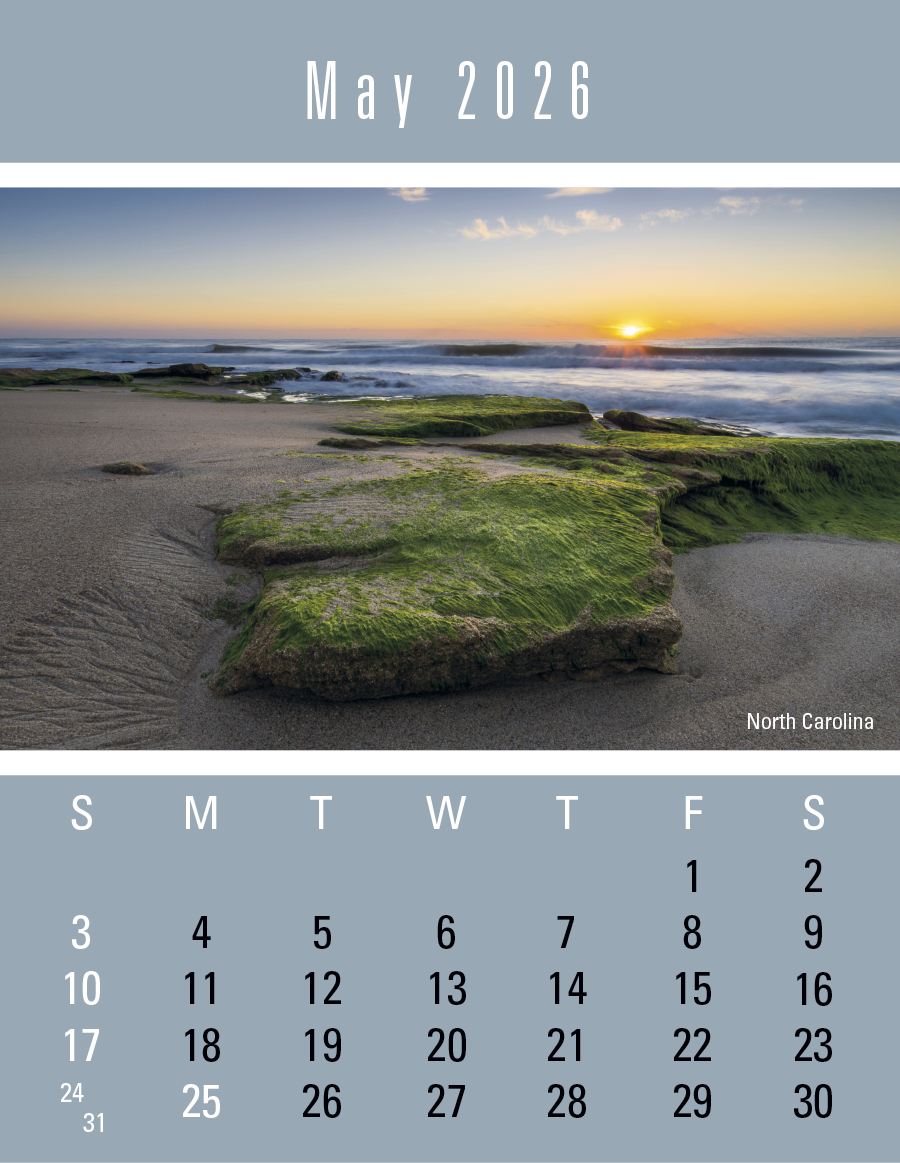 Press-N-Stick Scenic Calendar