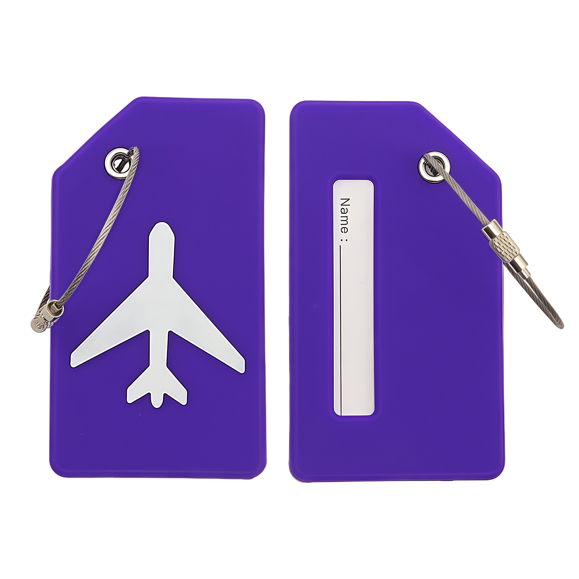Durable Silicone Luggage Tag with Card Slot 9