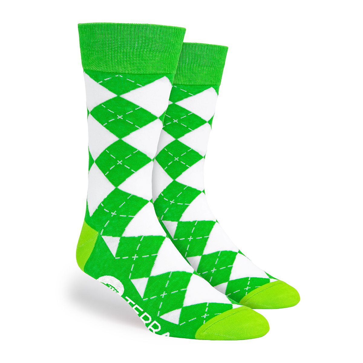 Logo Argyle Simpler Socks