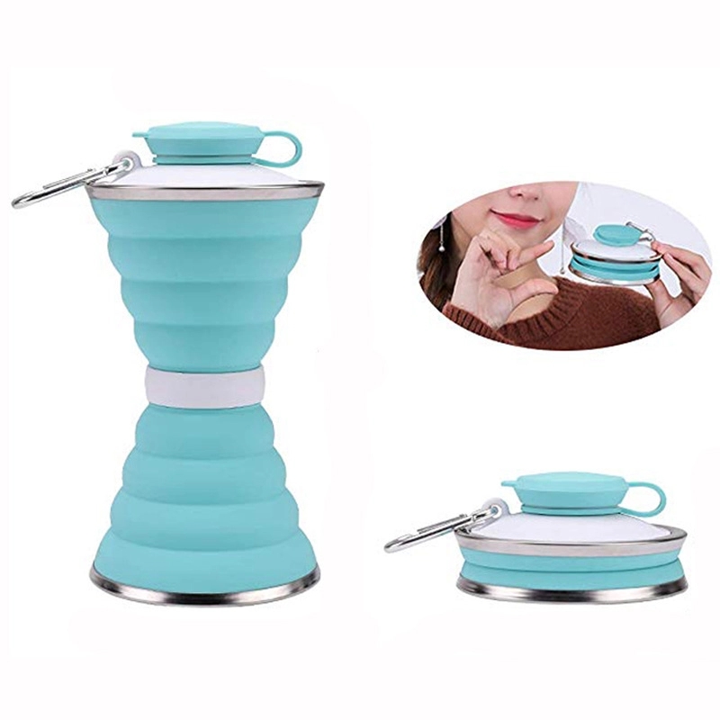 17 Ounce Silicone Folding Cup with Carabiner 8