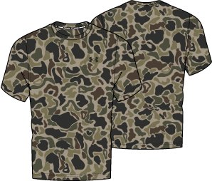 UA Heavyweight Frogskin Camo Printed Men's Short Sleeve 2