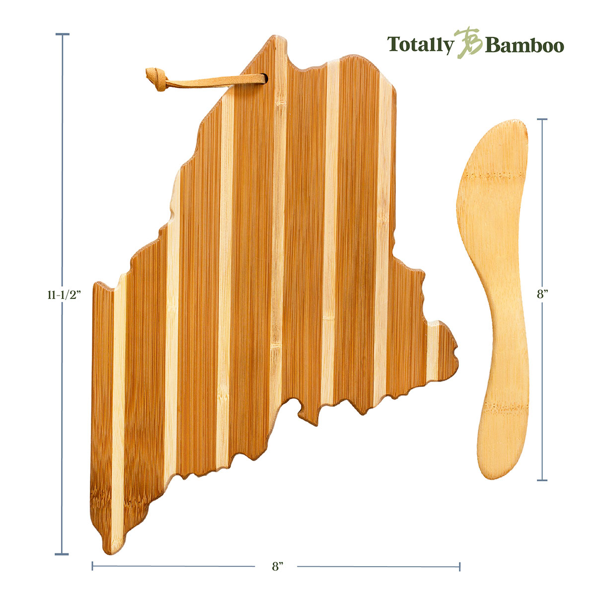 Maine Charcuterie Board with Spreader Knife Gift Set 5