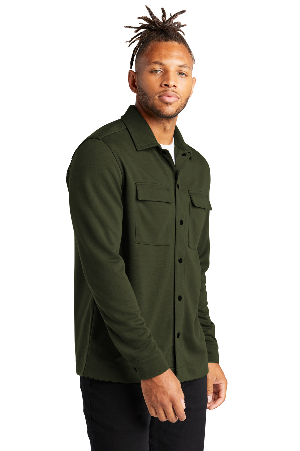 Mercer+Mettle Double-Knit Snap Front Jacket MM3004 25