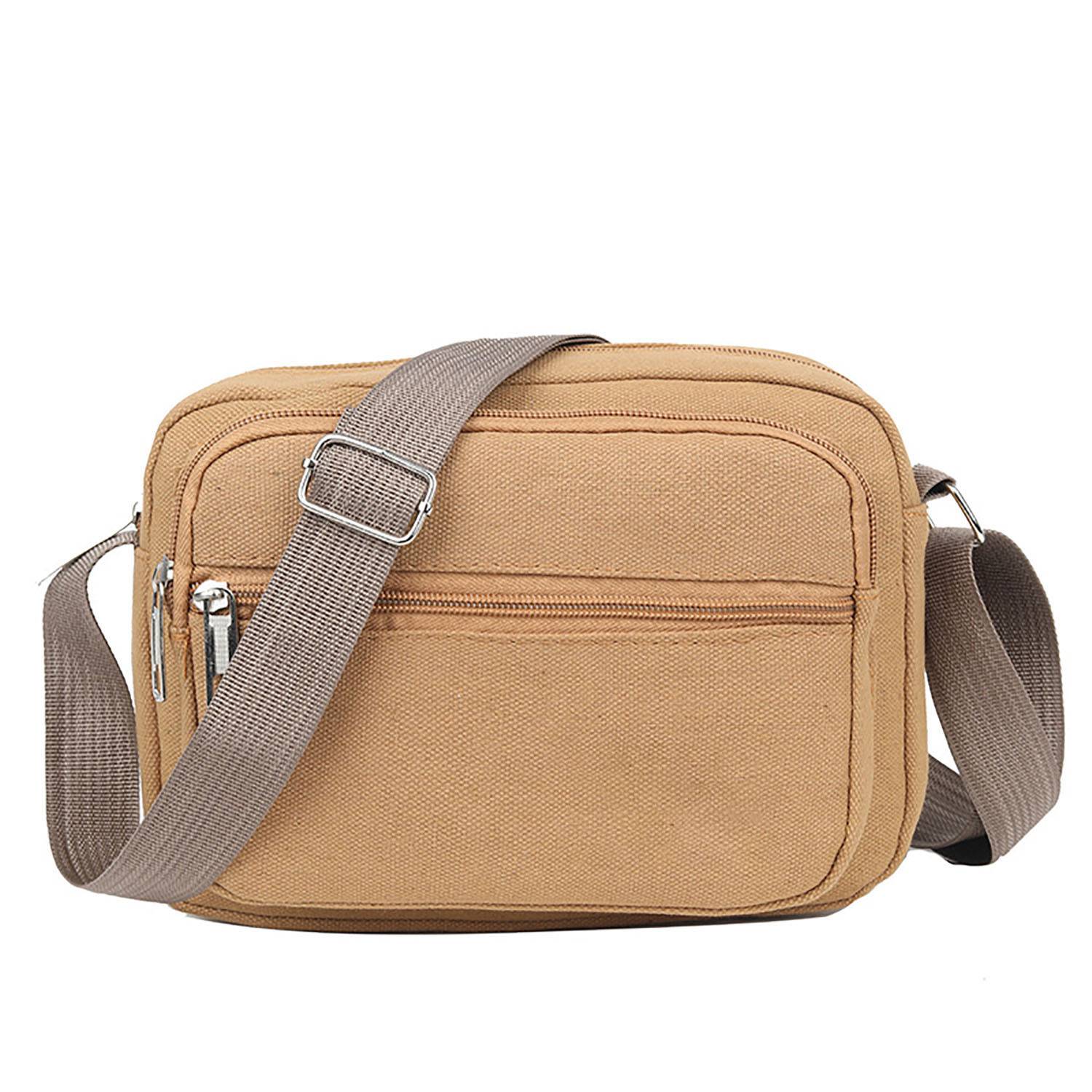 Vintage-Inspired Retro Canvas Crossbody Bag 8