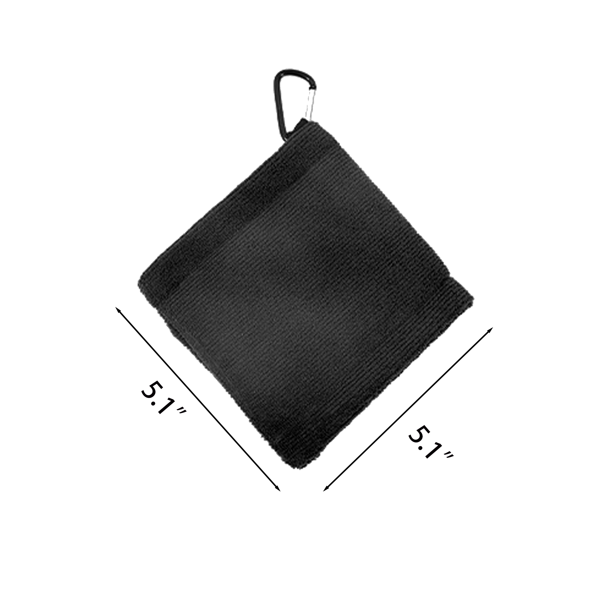 MOQ 50 Microfiber Golf Towel With Fastener 4
