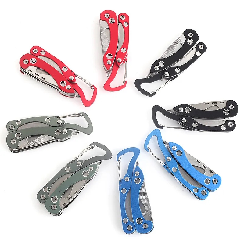 Multi-Tool Folding Pliers with Carabiner 6