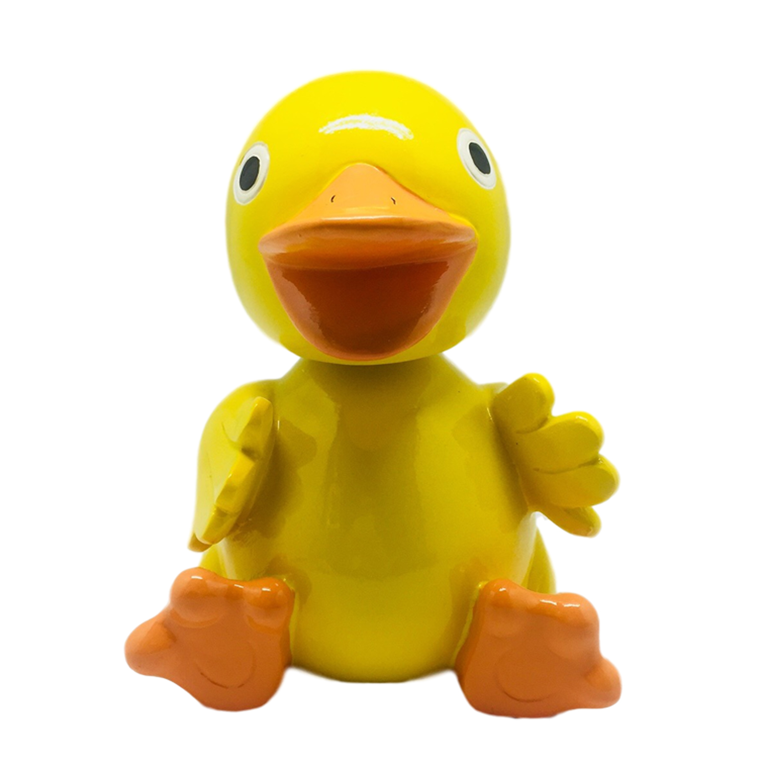 7" Bobble Head Ducky Poly-Resin Money Bank 4