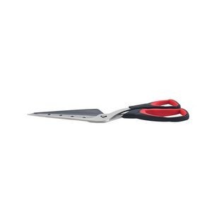 Red Ring 2 In 1 Pizza Scissors Cutter And Spatula With Ergonomic Handle 16