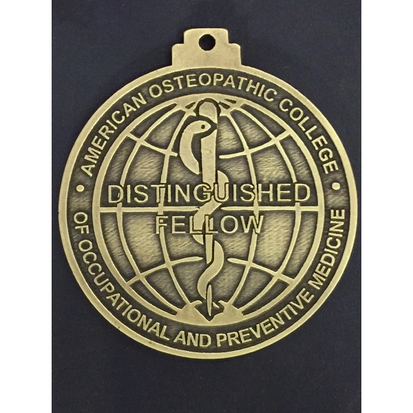 3 1/2" Custom Zinc American Made Medal 3