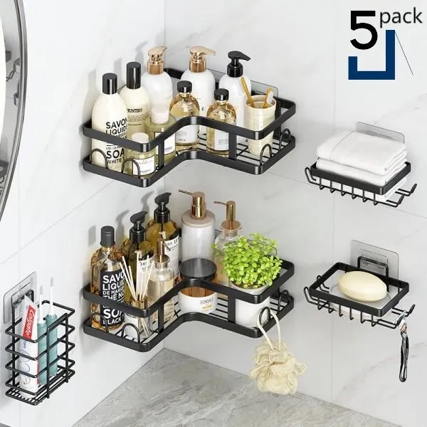 Non Punch Corner Shower Caddy 8