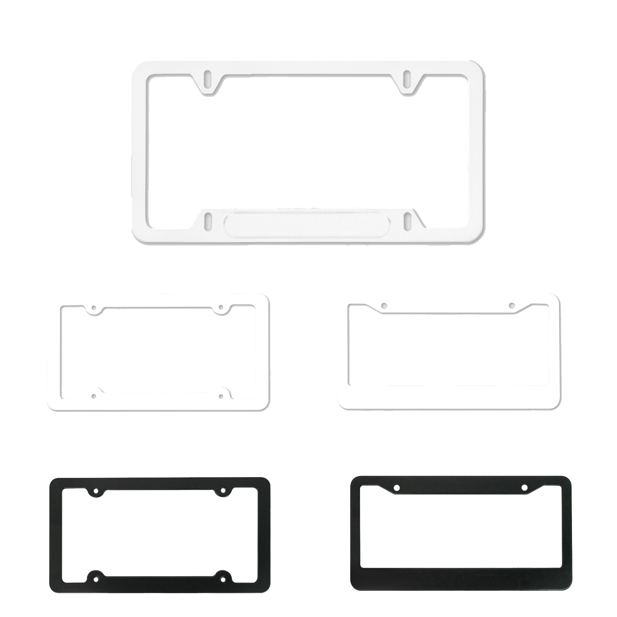 Full Color Metal License Plate Frames 2