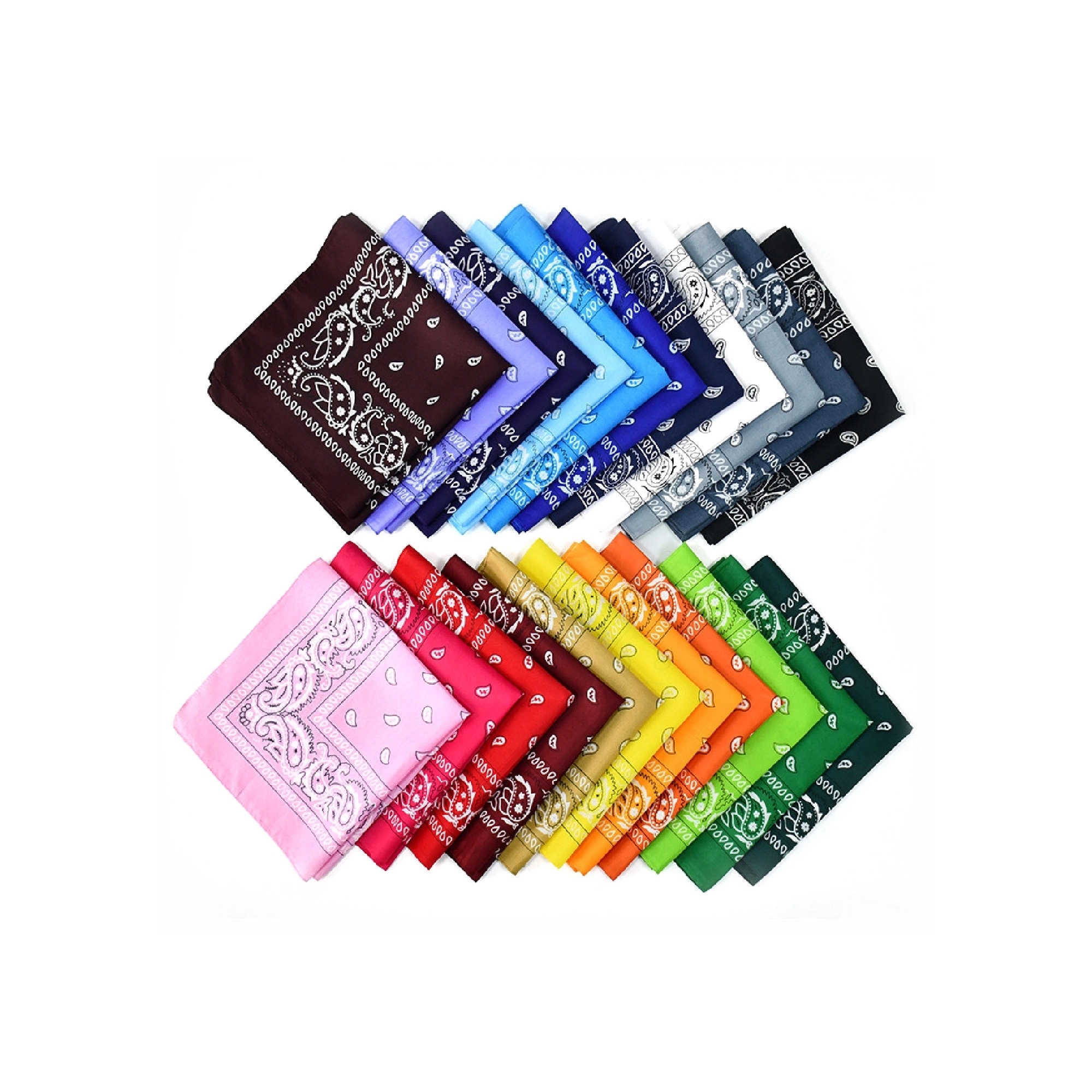 Unisex Handkerchief Bandanna MOQ 50PCS 6