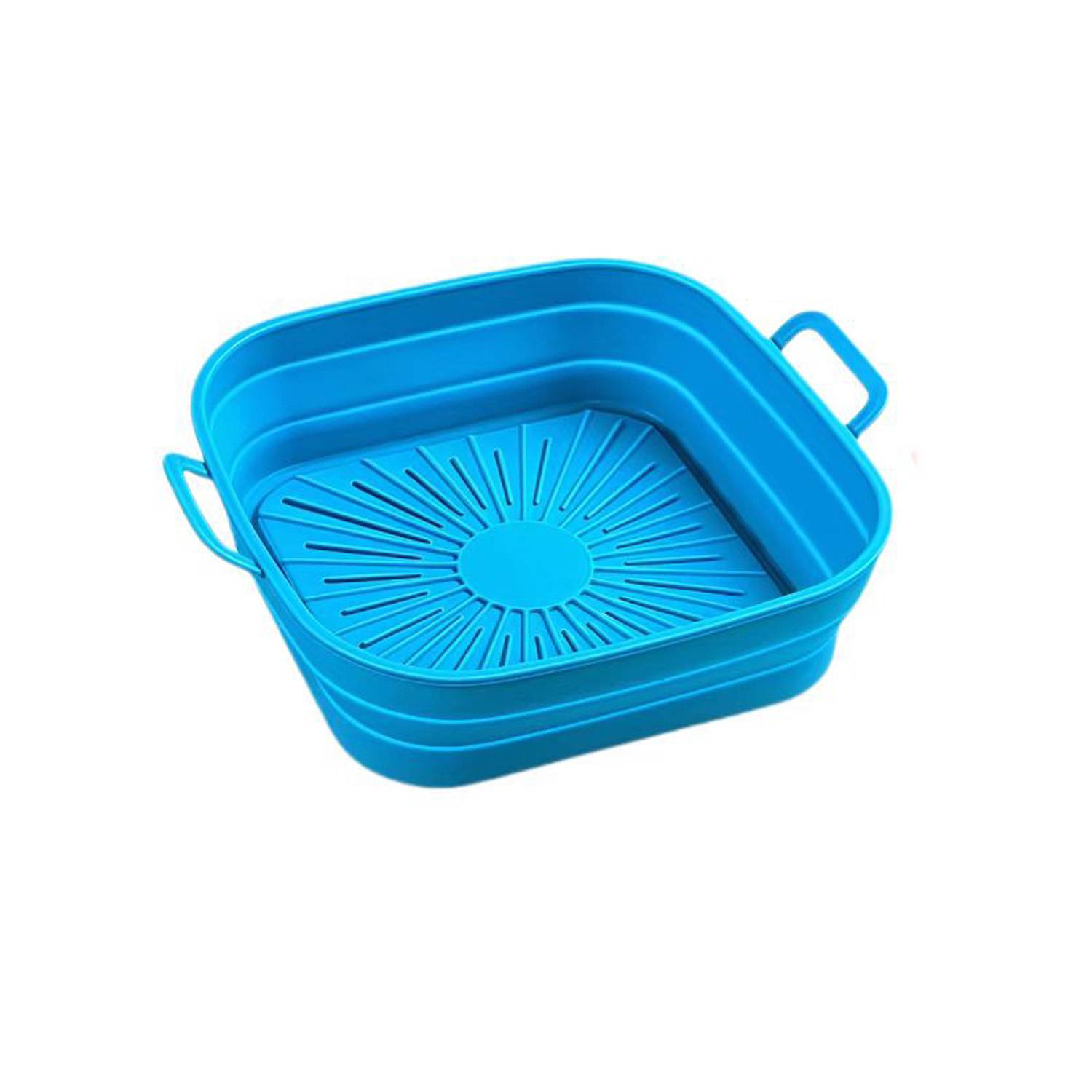 Foldable Silicone Air Fryer Liner – Odorless & Reusable 5