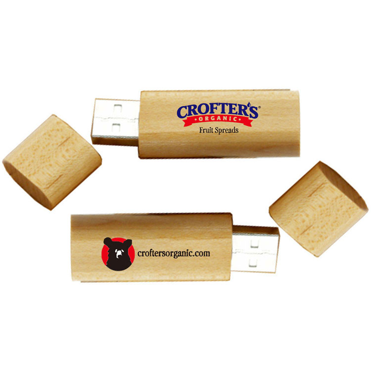 Eco friendly Bamboo or Wooden USB Drive in Various Shapes 5