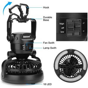 Outdoor Led Camping Lantern With Ceiling Fan 5