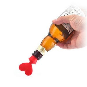 Elegant Christmas Holiday Cap Wine Cork Stopper 4