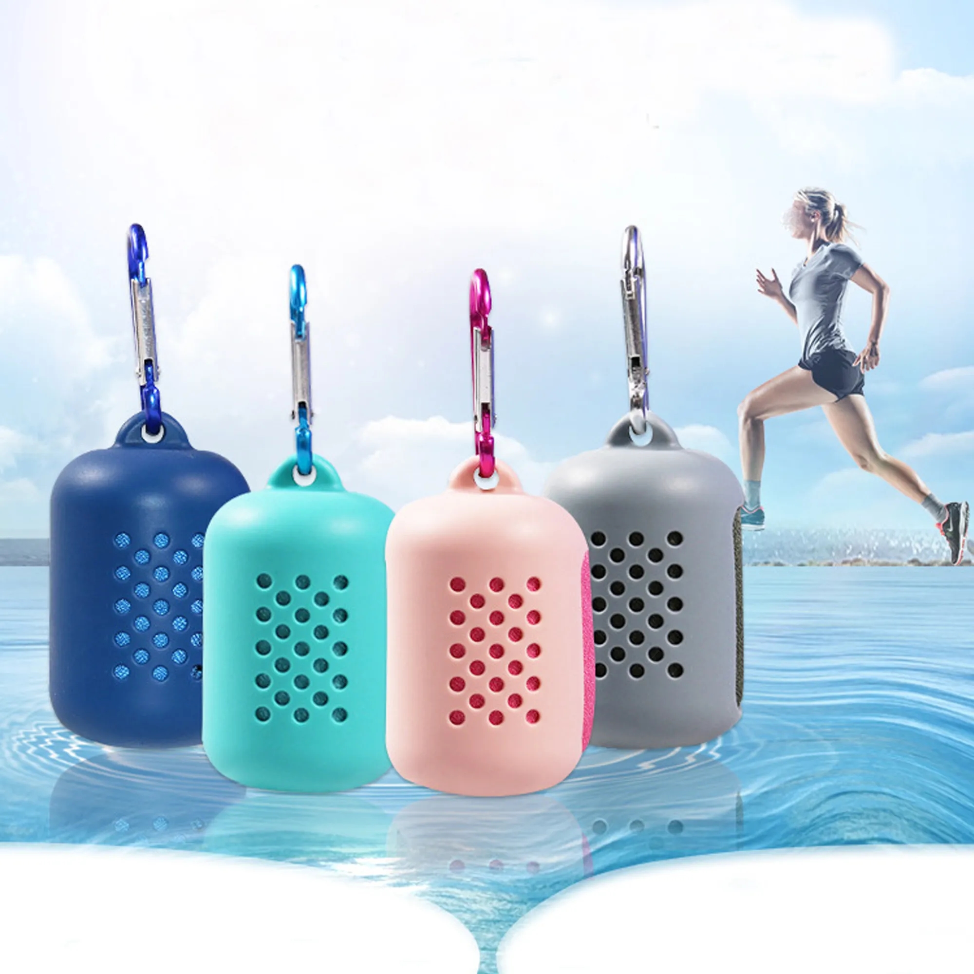 Travel Cooling Workout Fitness Sweat Mini Towels 6