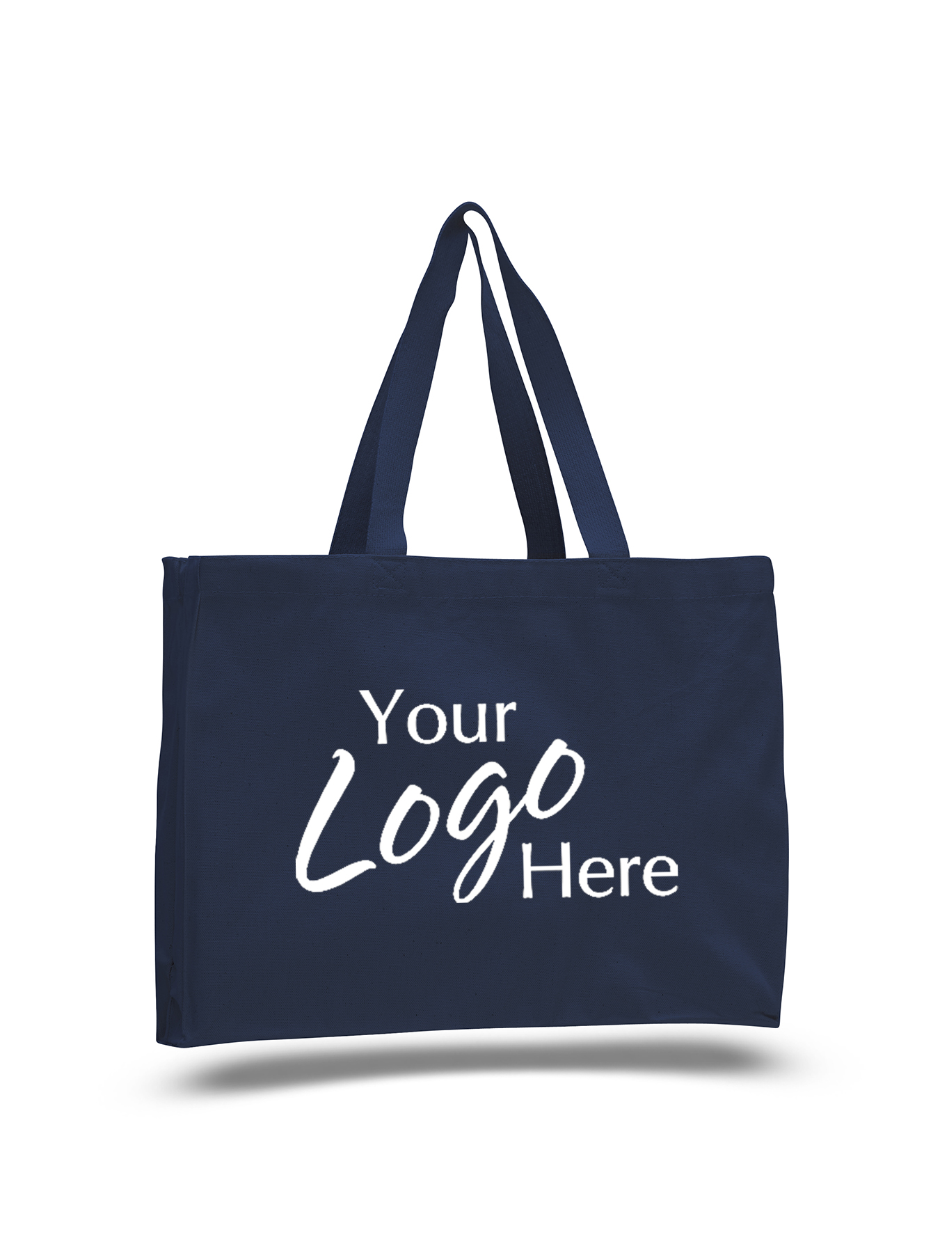 Canvas Tote Bag 15" W x 12" H with 4" Gusset, custom tote bag with logo imprint 17
