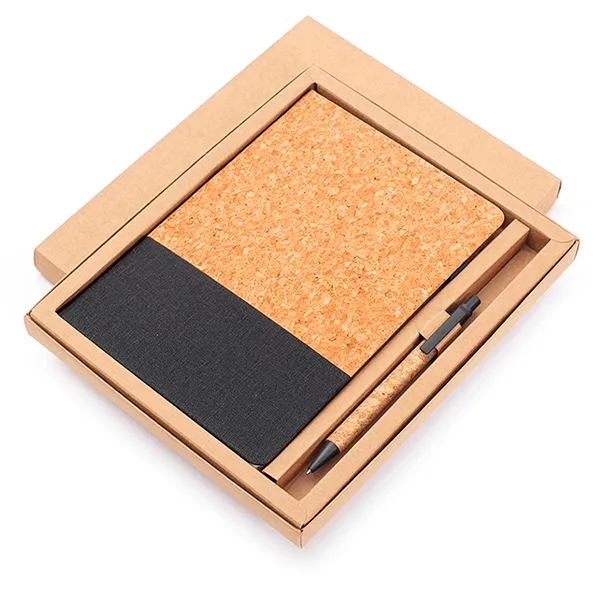 Cork Notebook & Pen Gifts set 3