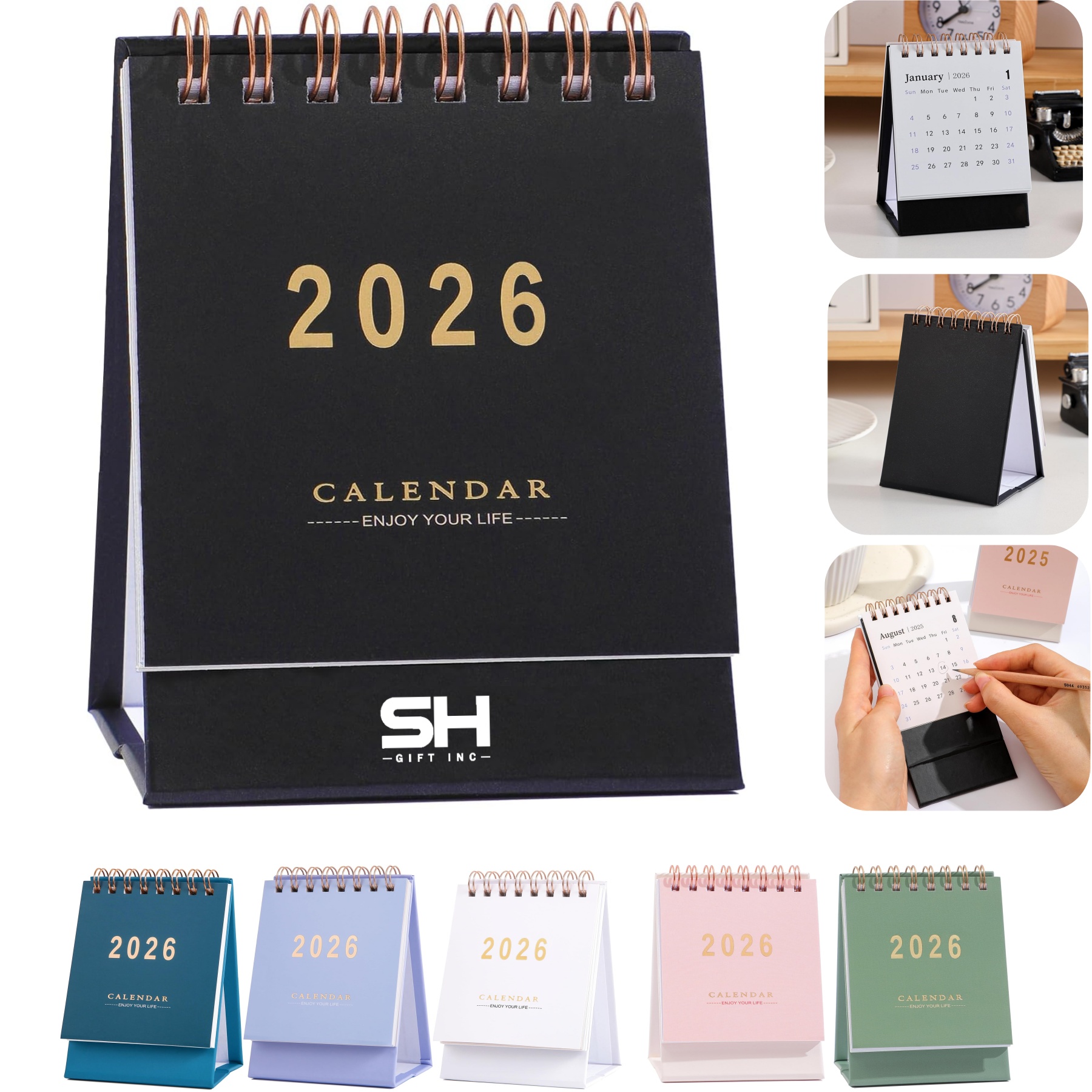 2026 Mini Desk Calendar 1