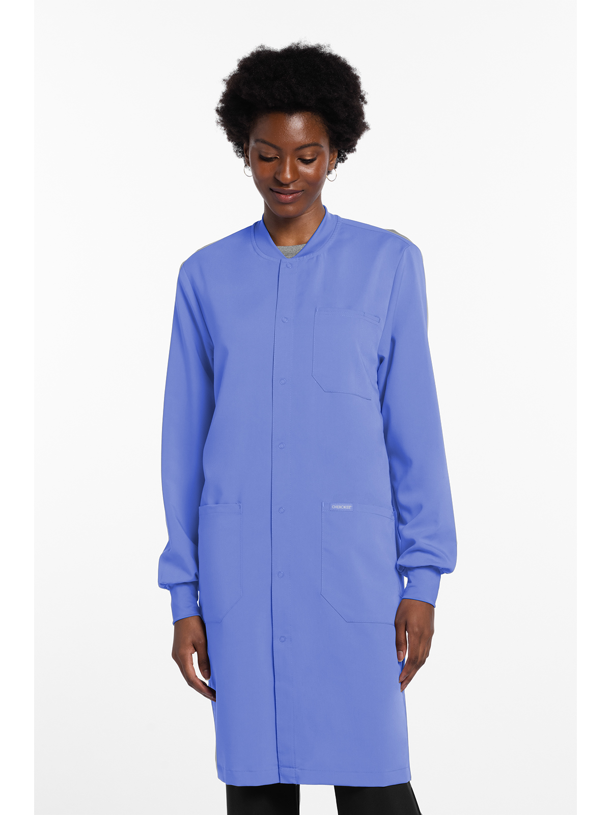 Cherokee - Project Lab - Unisex 3-Pocket 40" Full-Length Lab Coat 15