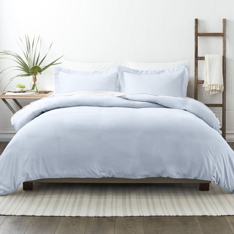 Duvet Cover Sets - Light Blue King 3 Piece 1