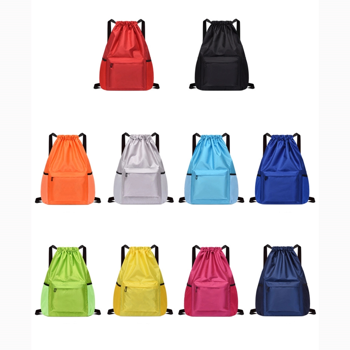 Waterproof Drawstring Gym Backpack Bag 5