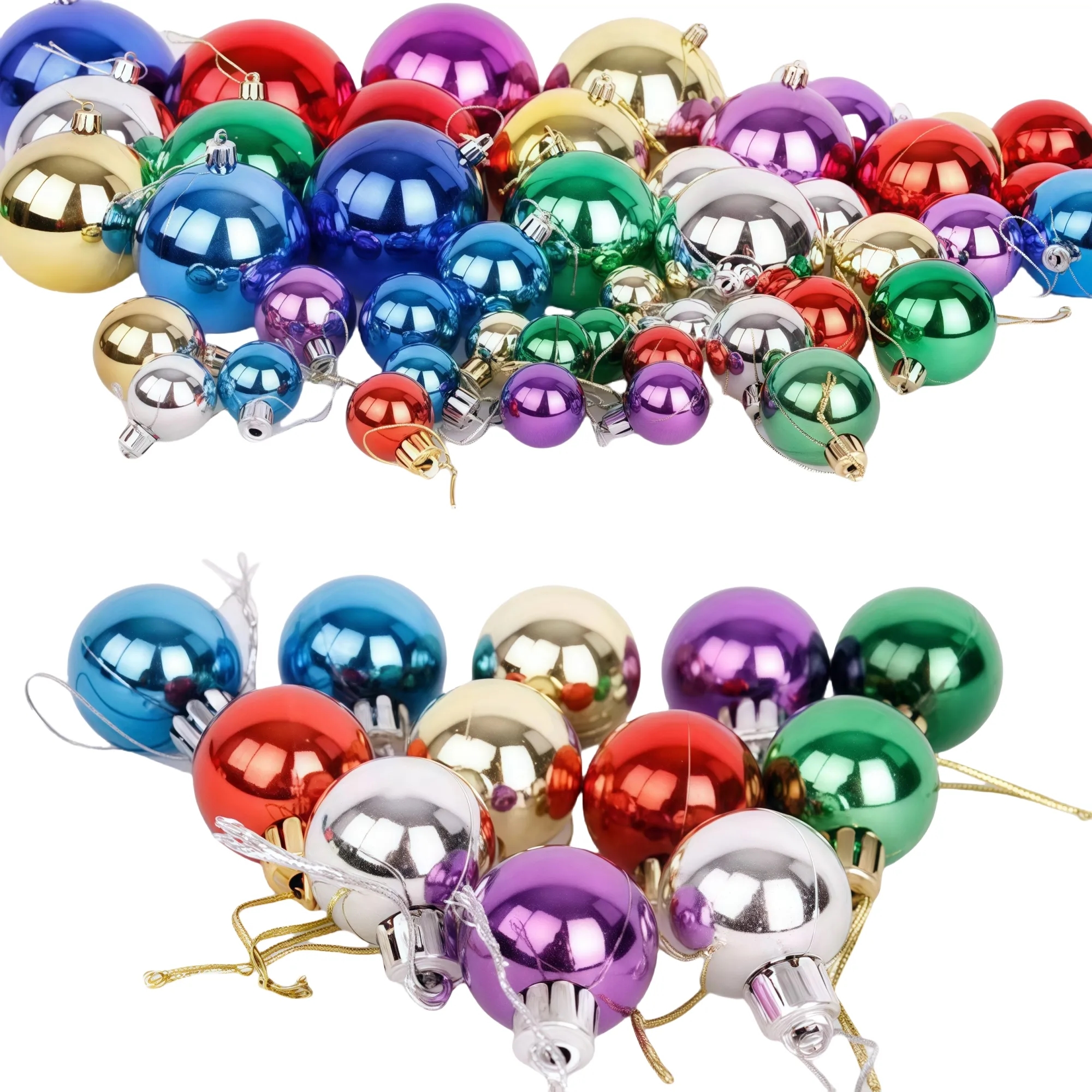 Party Christmas Plastic Decorative Balls 8
