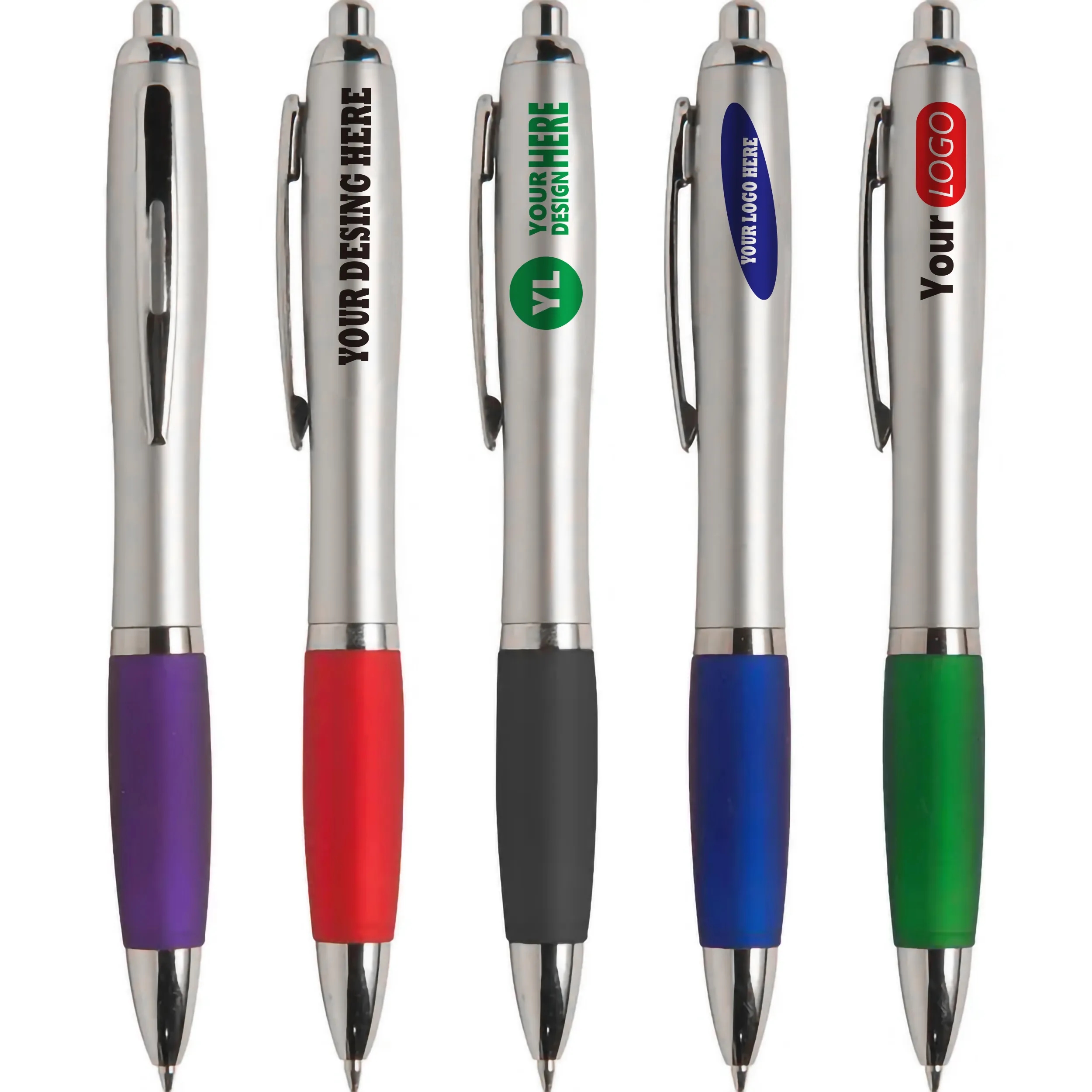 Colored Grip Ballpoint Pen 4