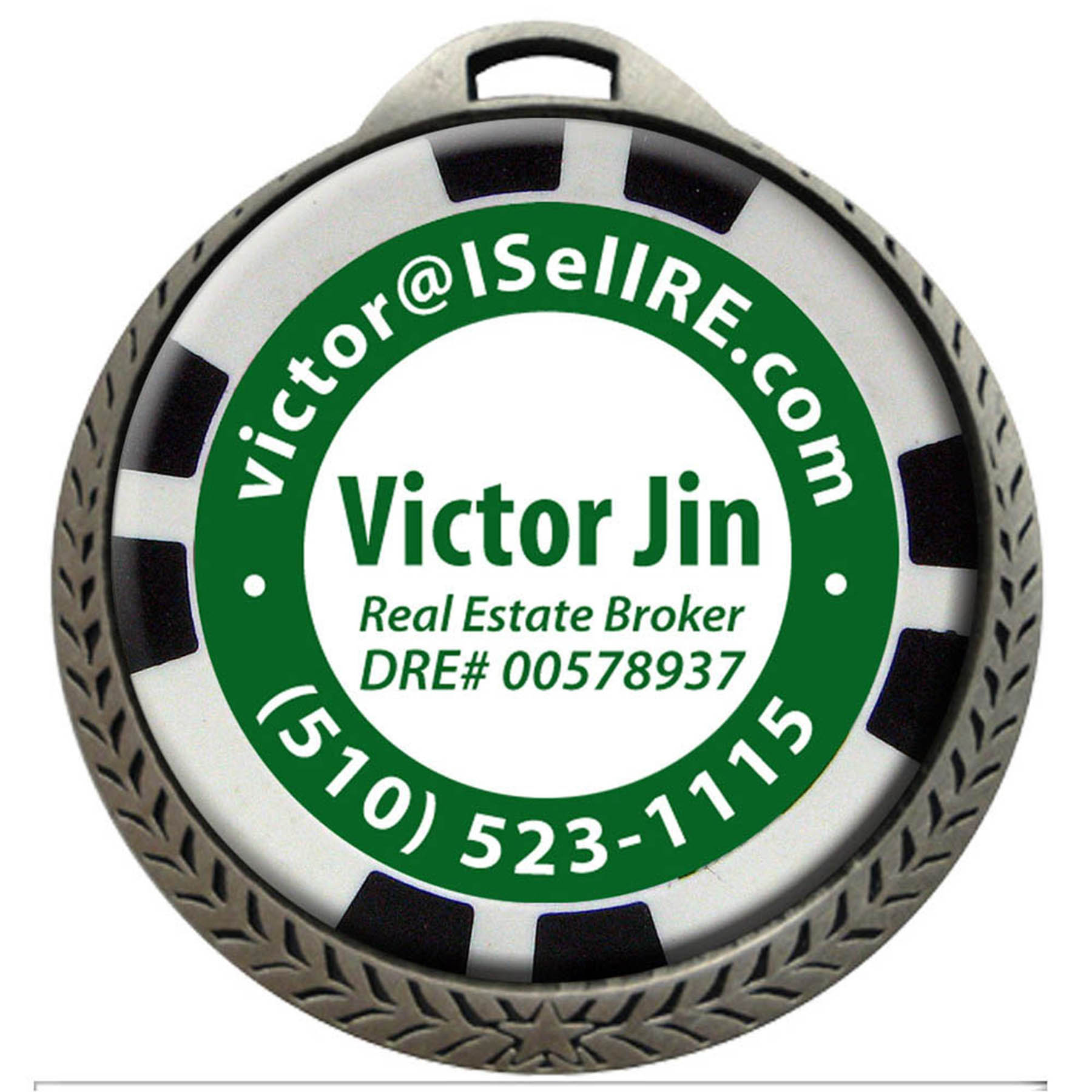 Digistock Medals: Star & Laurel Bottom Borderwith 1 1/2" DIA 3