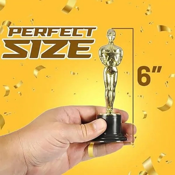 6" Golden Statue Trophy Awards 12 Pack 7