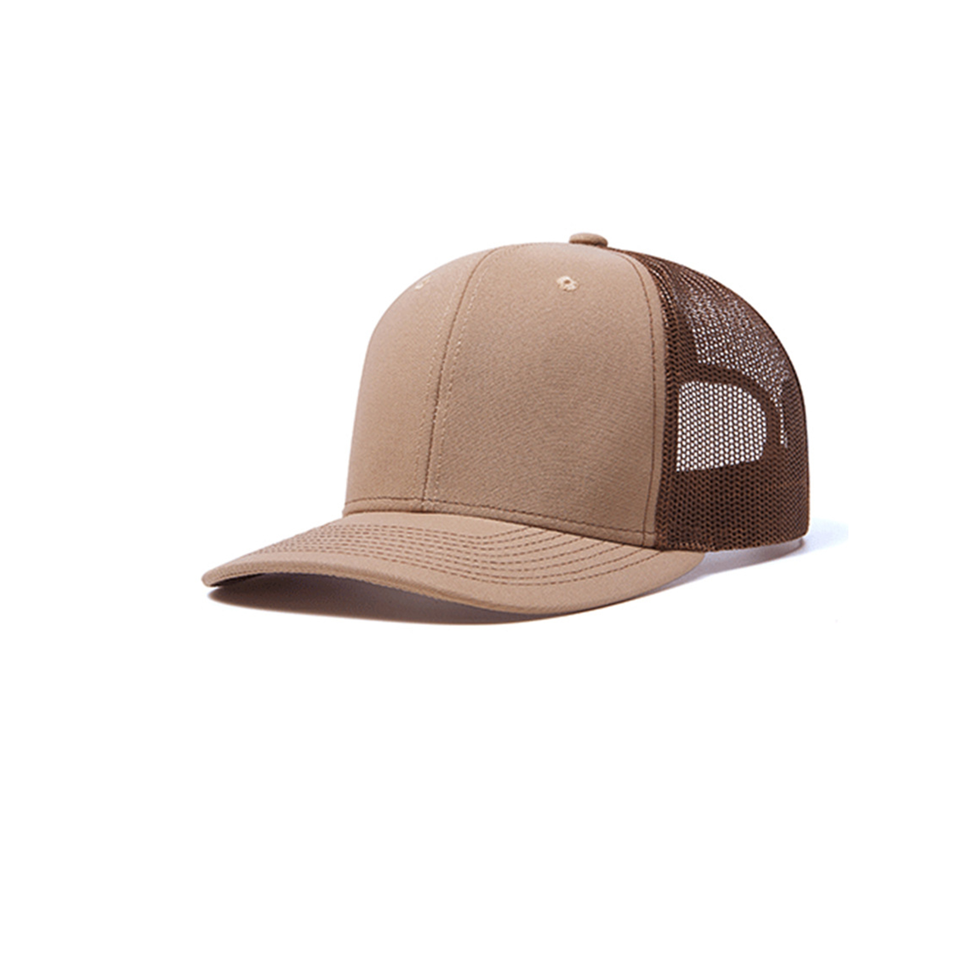 Brushed Cotton Mesh Trucker Cap Adjustable Fit 39