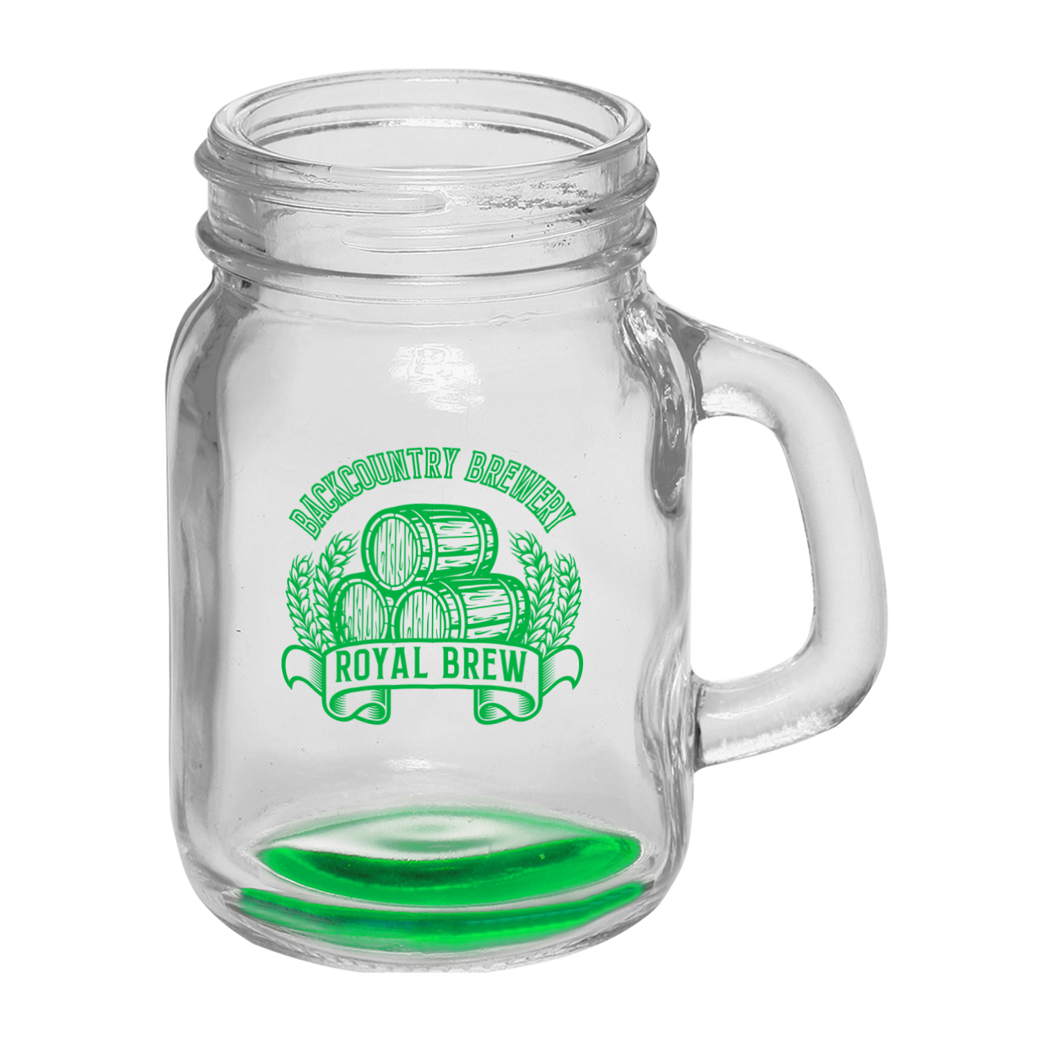 4.5 oz. Mini Mason Jar Sampler Glass (1 Color Imprint) 3