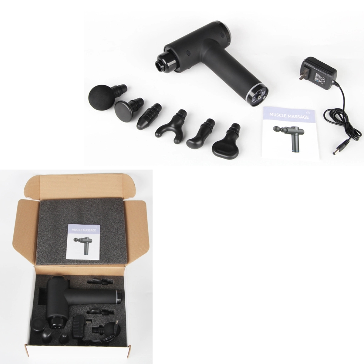 Lcd Display Massager Muscle Gun 4
