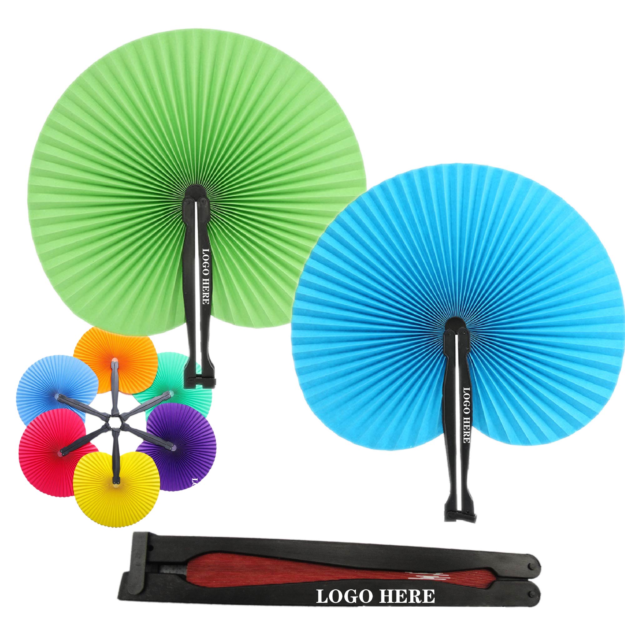 Colorful Folding Fan 2