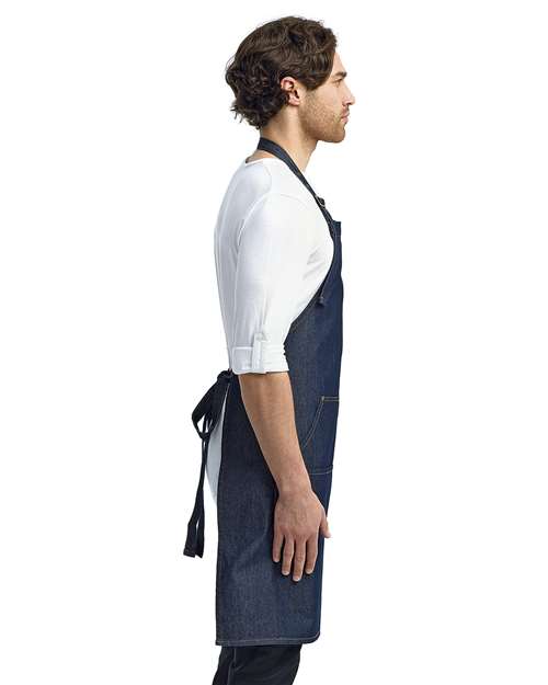 Jeans Stitch Denim Bib Apron - RP126 13