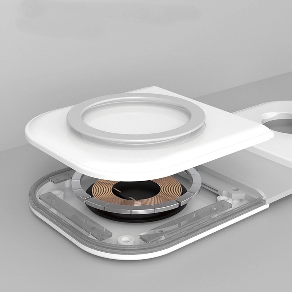 2 In 1 Foldable Magnetic Power Pad Wireless Charging Station 9