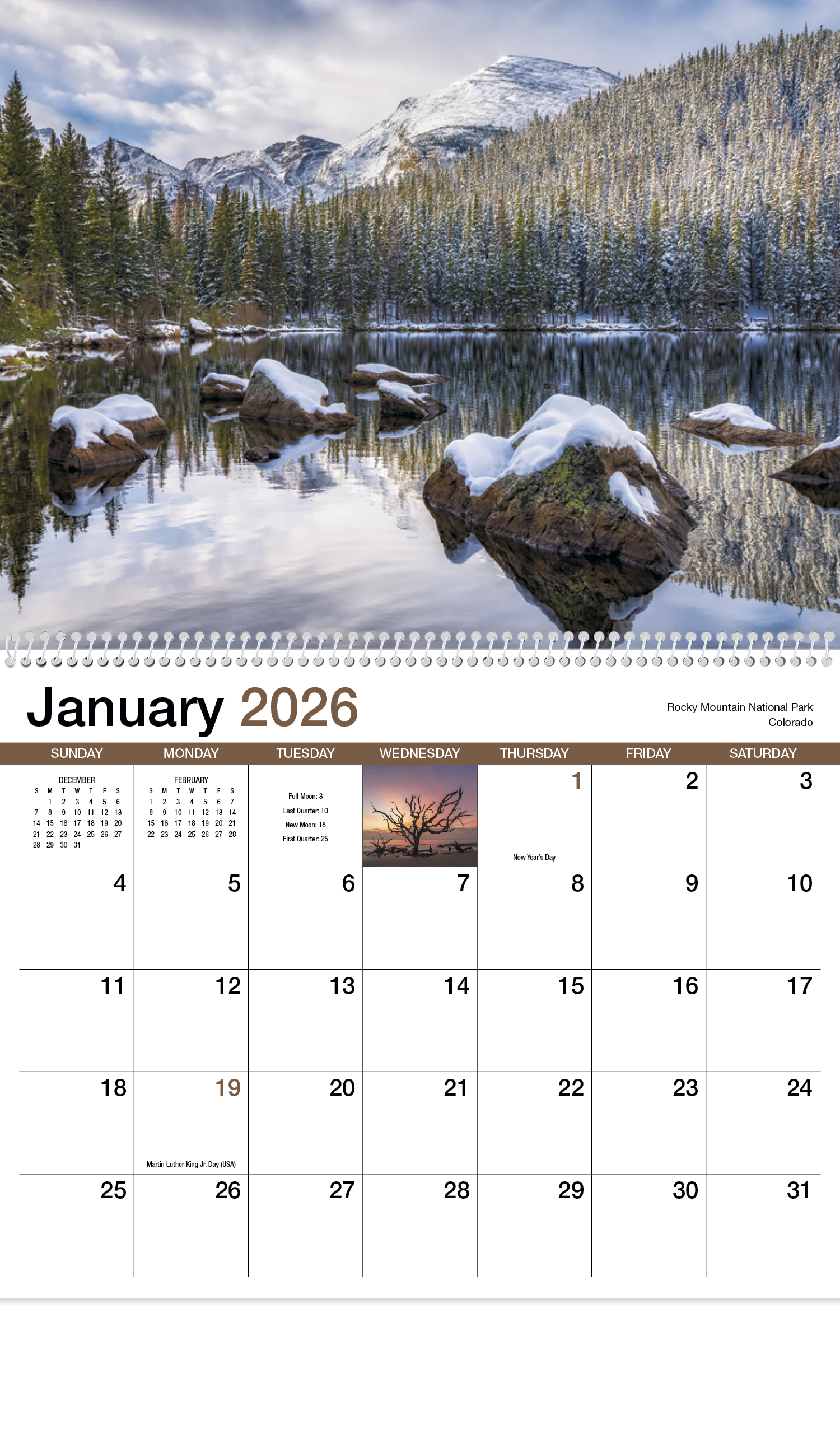 HotLine® Products Scenic America® Appointment Calendar - Spiral 9