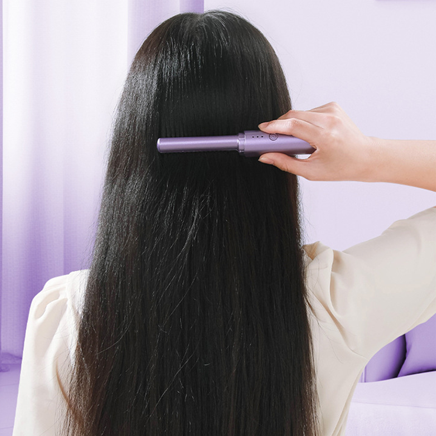 Portable Wireless Negative Ion Straightening Brush 6