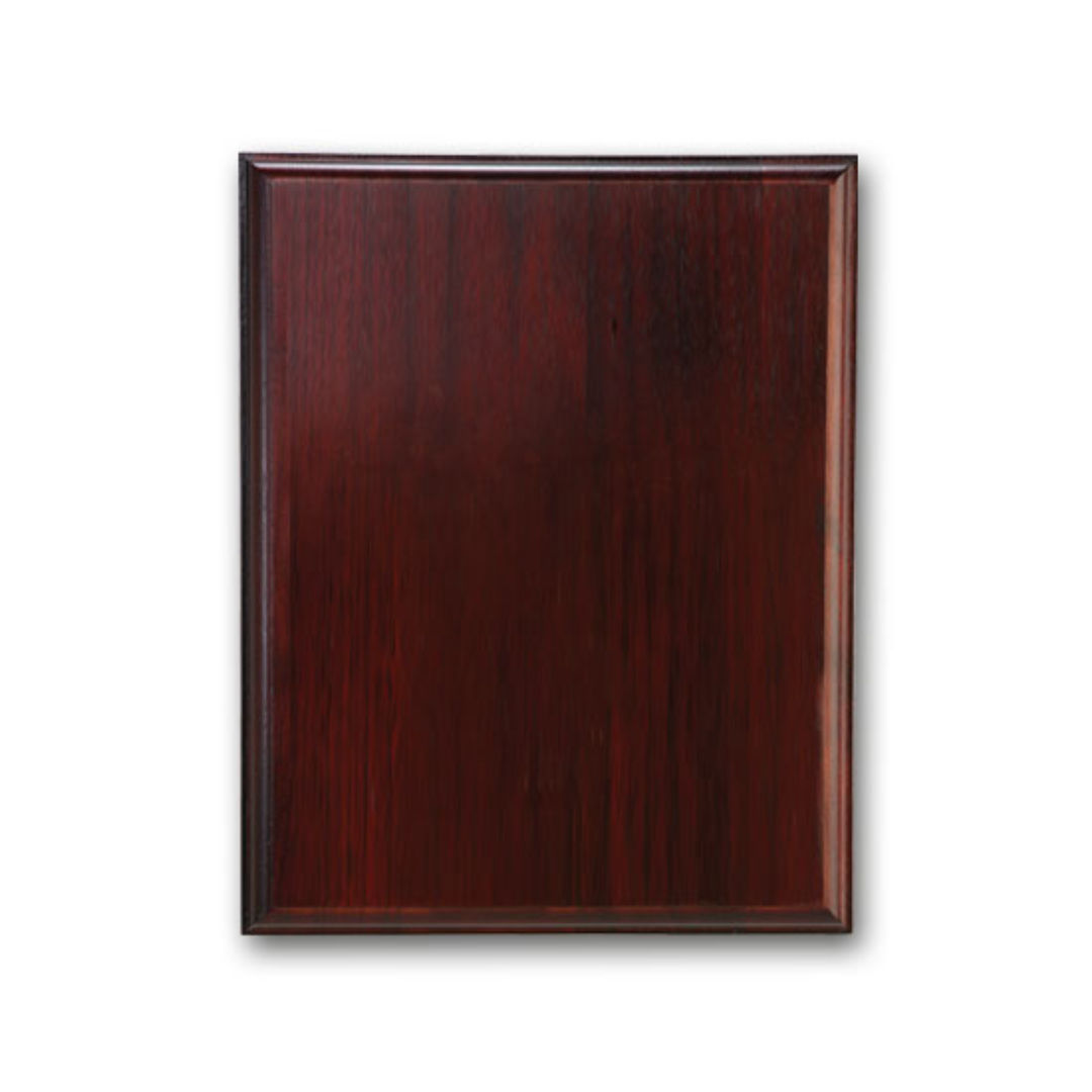 Laser Engraved Plaq - Mahogany 3