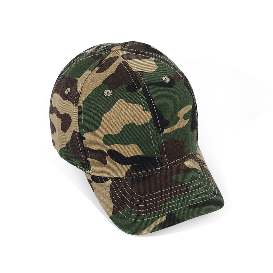 Kids' Stock Camo Polyester 6-Panel Baseball Cap